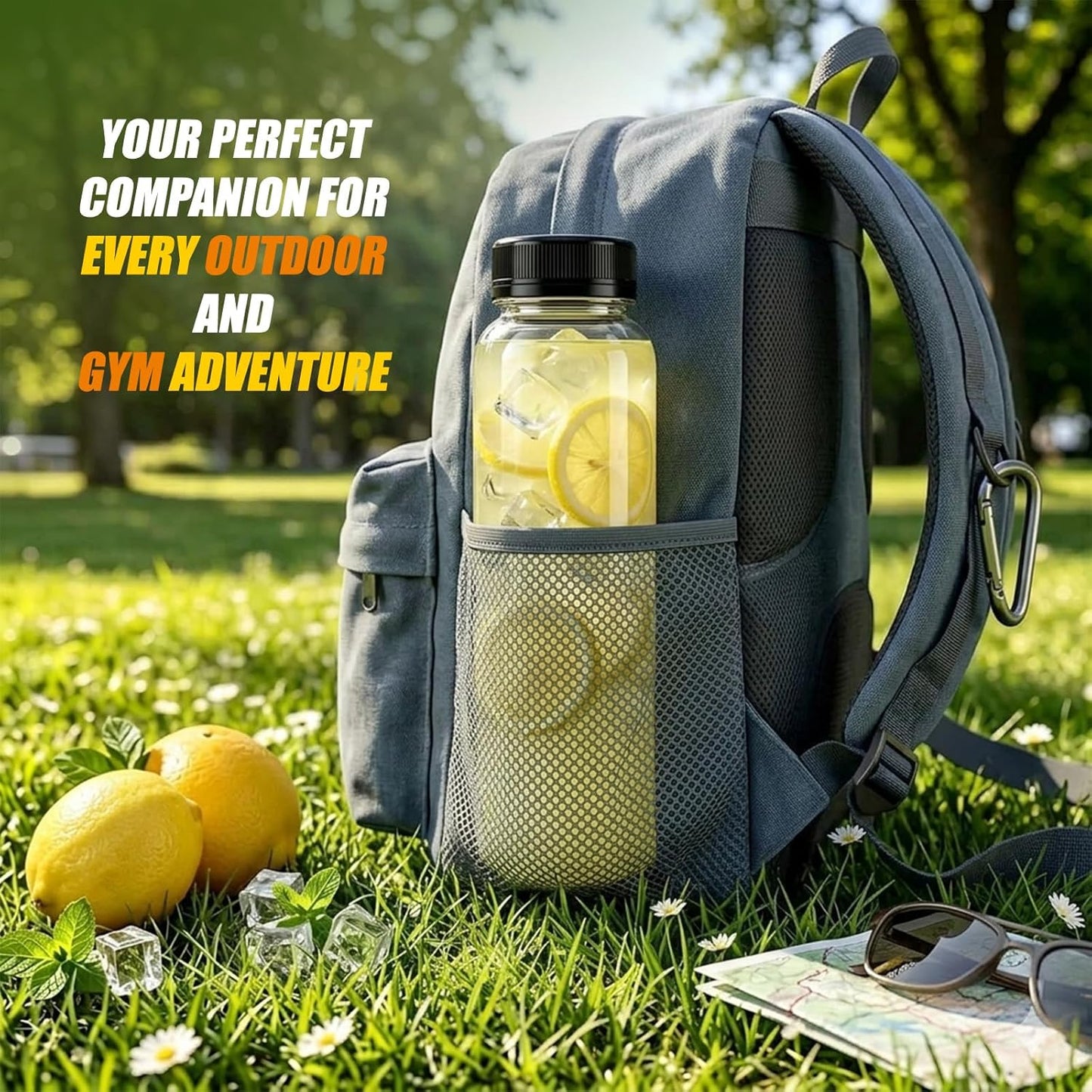 Kaderron 12oz Plastic Juice Bottles