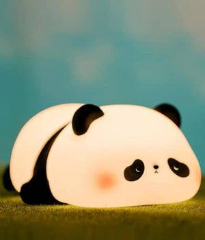 Silicone Panda Night Light for Kids โ Soft Tap LED Bedside Lamp