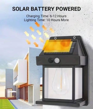 Solar Tungsten Filament Lamp โ Waterproof Outdoor Garden Light