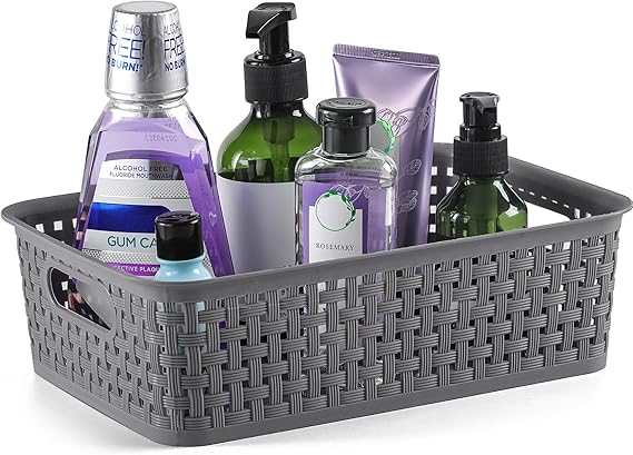 NETANY Plastic Storage Baskets