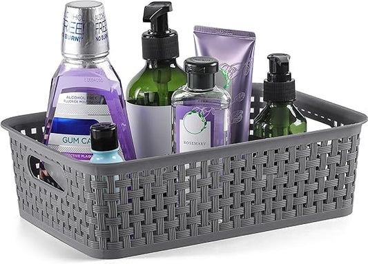 NETANY Plastic Storage Baskets