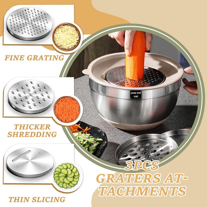 Mixing Bowls with Airtight Lids Set