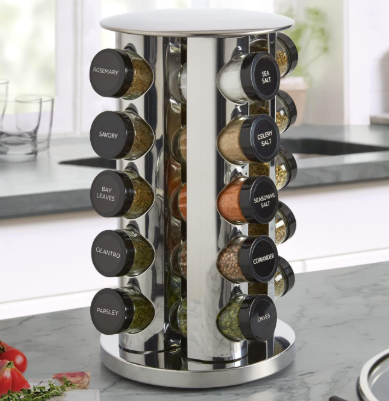 Kamenstein 20 Jar Revolving Countertop Spice