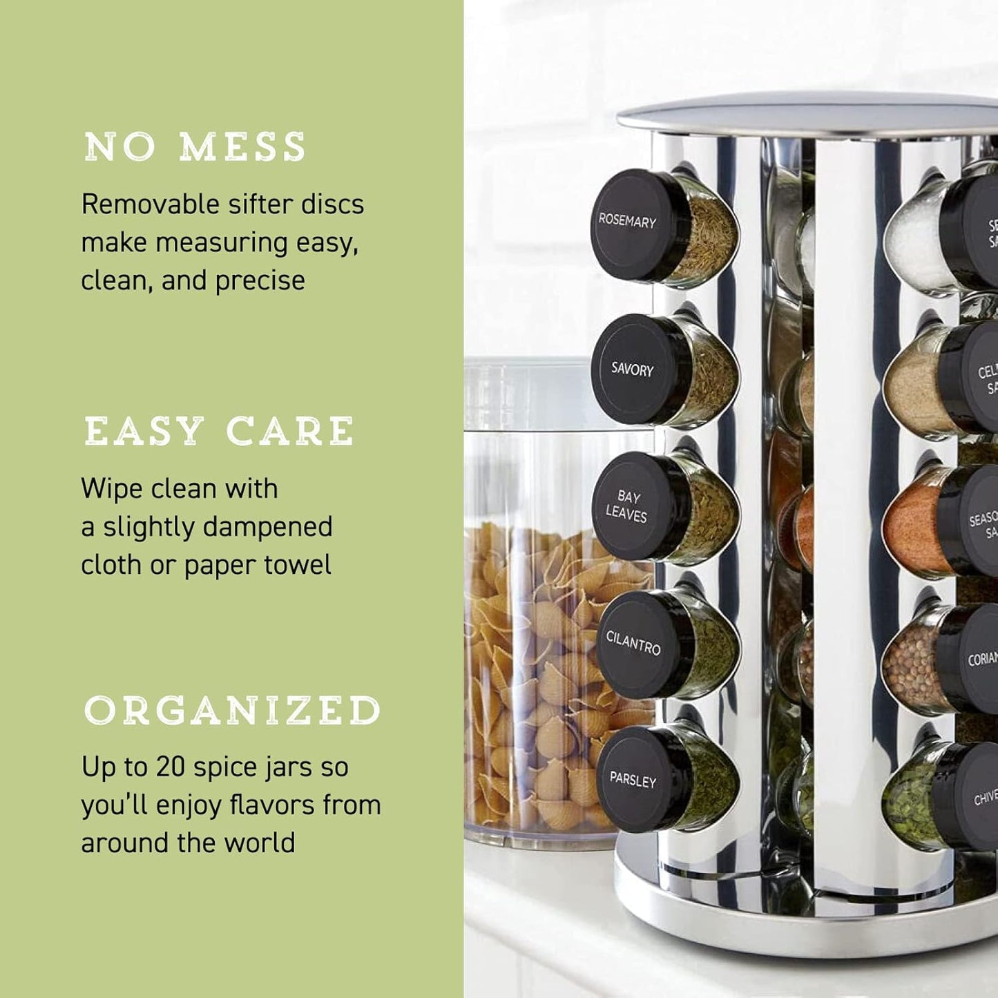 Kamenstein 20 Jar Revolving Countertop Spice